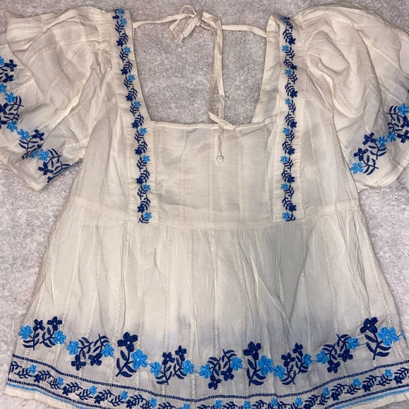 SOLD embroidered blouse - Picture 3 of 8